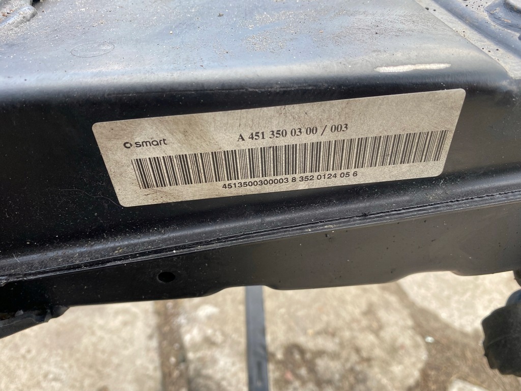 фото №5, Smart fortwo 0.6 0.8 підрамник підрамник двигуна поворотний кулак важелі