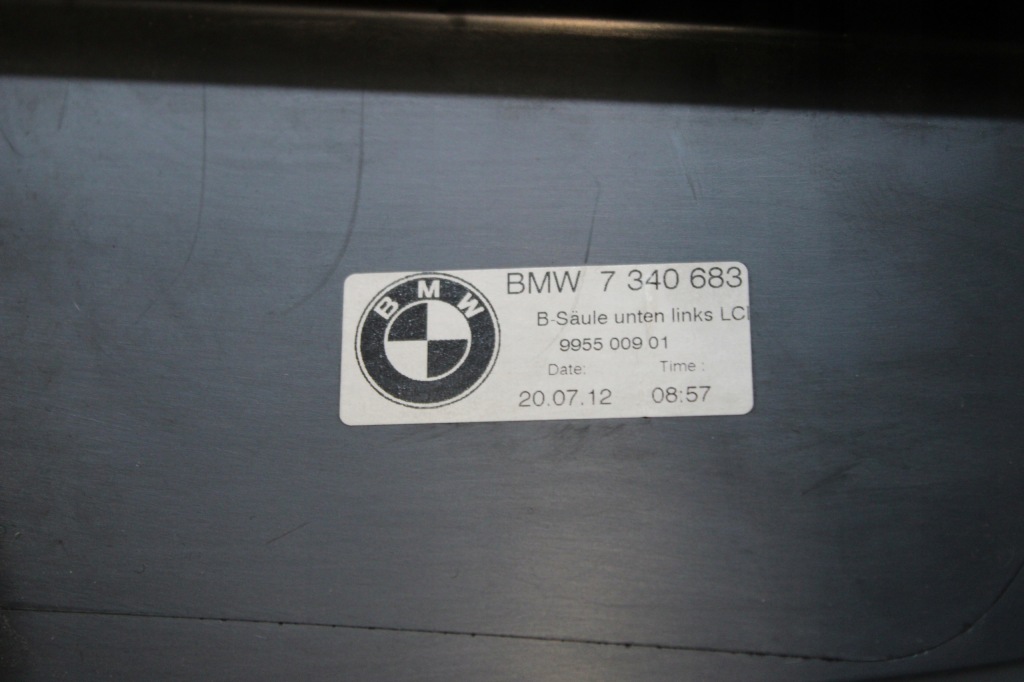 фото №8, 7340683 защита стойка b нижняя кожа 760i v12 левая + правая bmw f01 f02
