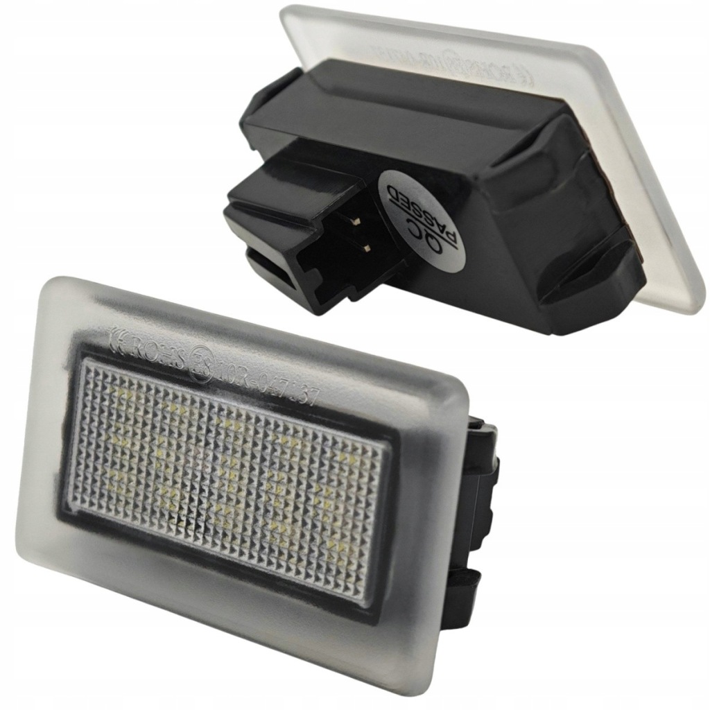 Купить Tesla model s, 3, x, фонари номерного знака регистрационный led 400lm 2szt