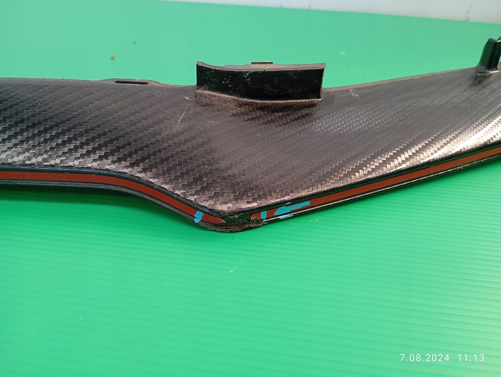 фото №6, Спойлер бампера передний накладка dół honda civic x type-r перед org