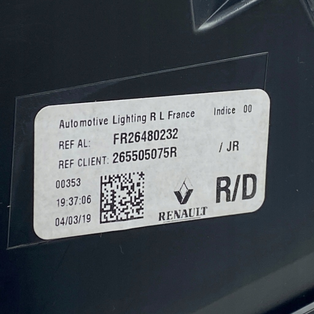 фото №12, Лампа задня права renault talisman kombi grand tour