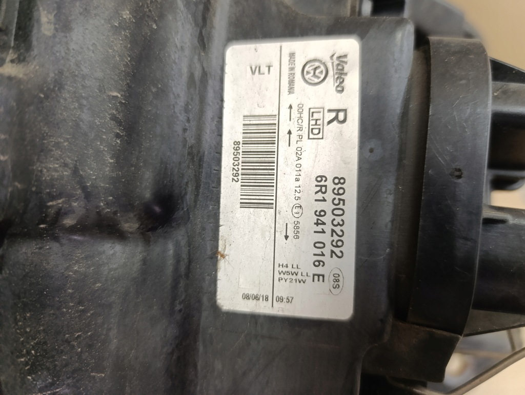 фото №11, Vw polo v 6r лампа правий перед передня eu 6r1941016e