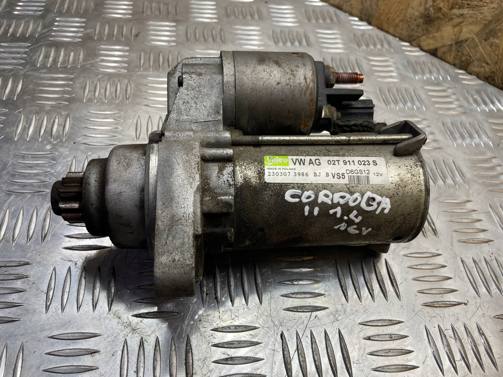 фото №4, Стартер 02t911023s seat cordoba ii 1,4 16v