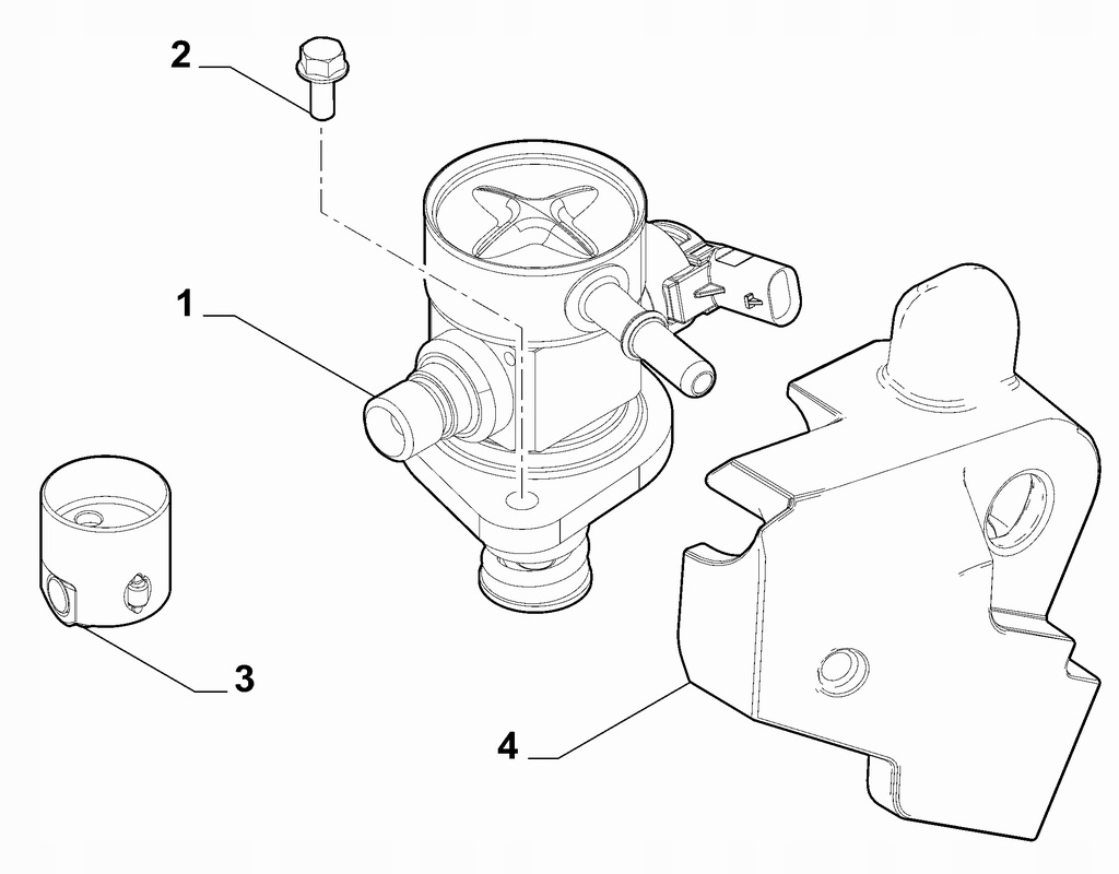 фото №12, Насос топлива 1.3 fiat 500x jeep renegade 46338804 tonale 55282639 46338804