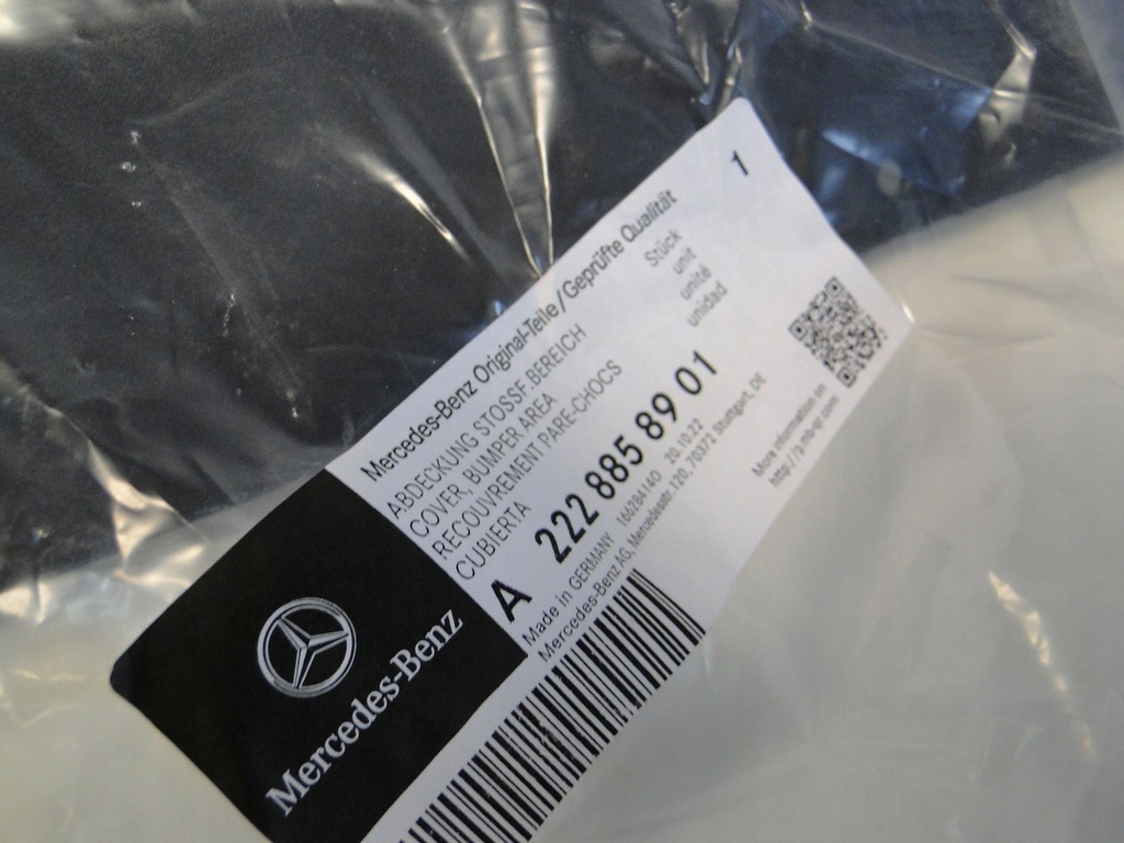 фото №8, Mercedes s w222 222 защита кронштейн направляющая бампера задний левый 63 amg