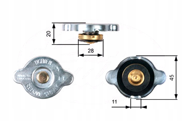 фото №2, Gates rc133 кришка, радіатор
