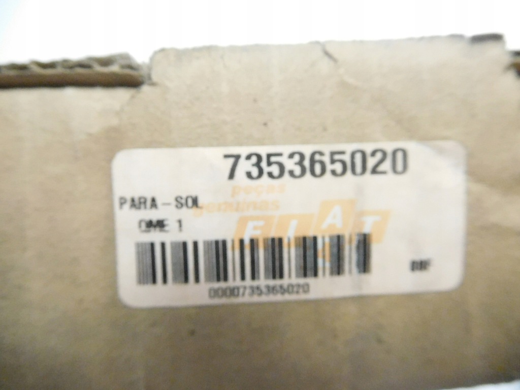 фото №10, Защита солнцезащитная левый перед fiat palio оригинальный номер 735365020