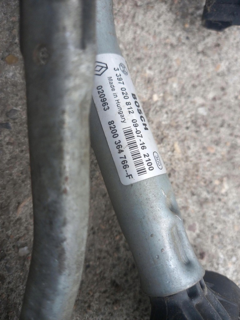 фото №8, Механизм дворник перед renault twingo ii eu