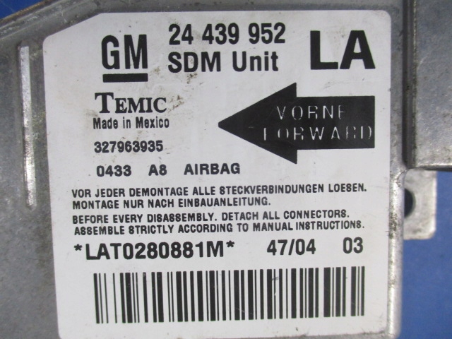 фото №5, Opel corsa c воздуховод многофункциональный лента подушка безопасности