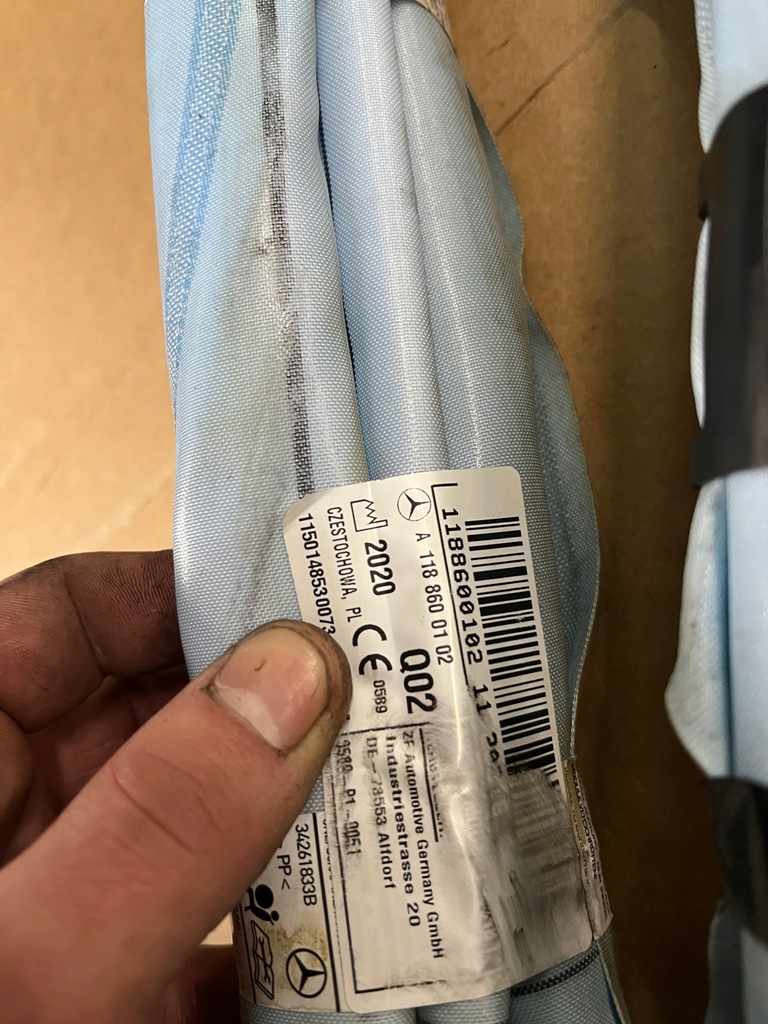 фото №5, Mercedes cla 118 права шторка безпеки 1188600102