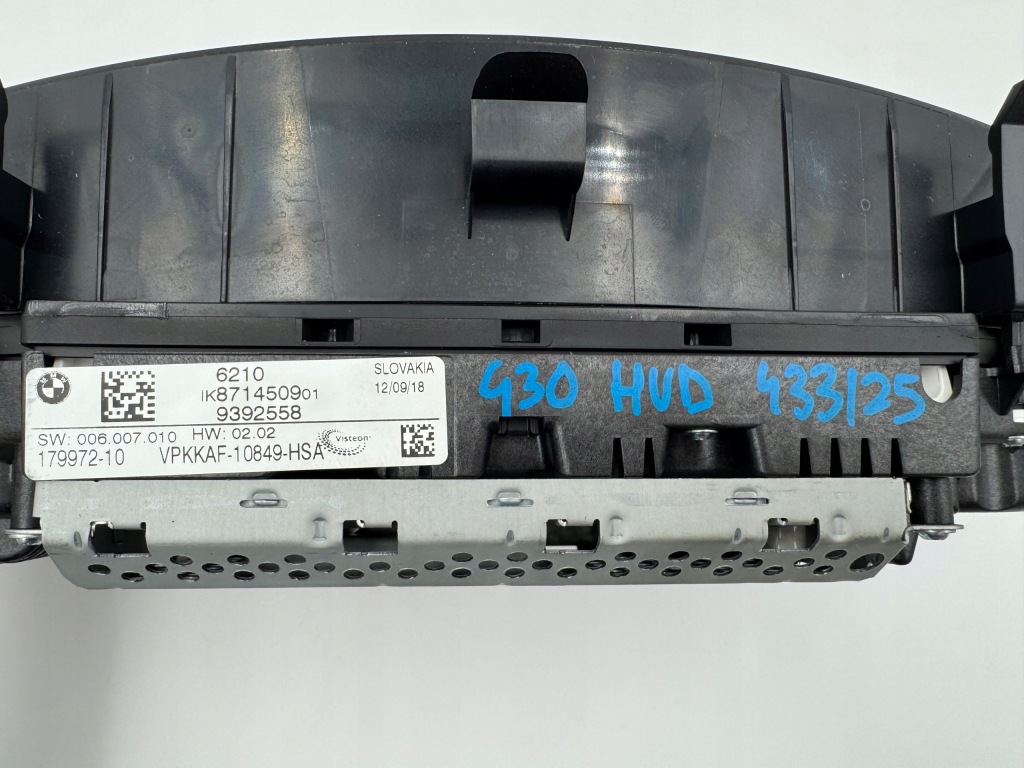 фото №7, Bmw g01 x3 g02 x4 g30 лічильник приладова панель hud head up 9392558