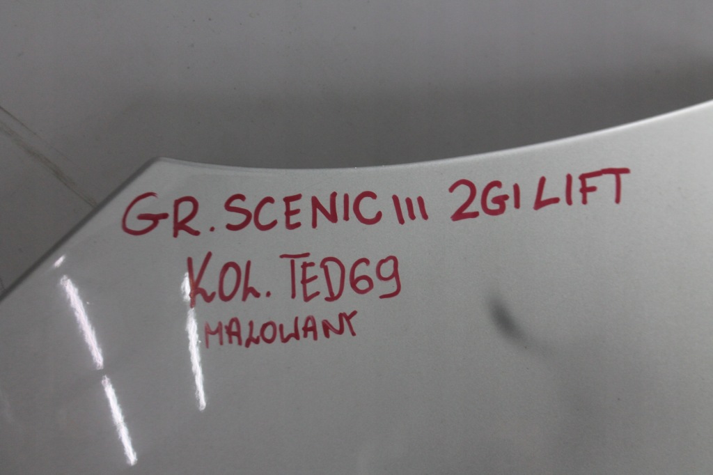 фото №5, Крыло правый перед renault grand scenic iii lift bose kol. ted69 13-16