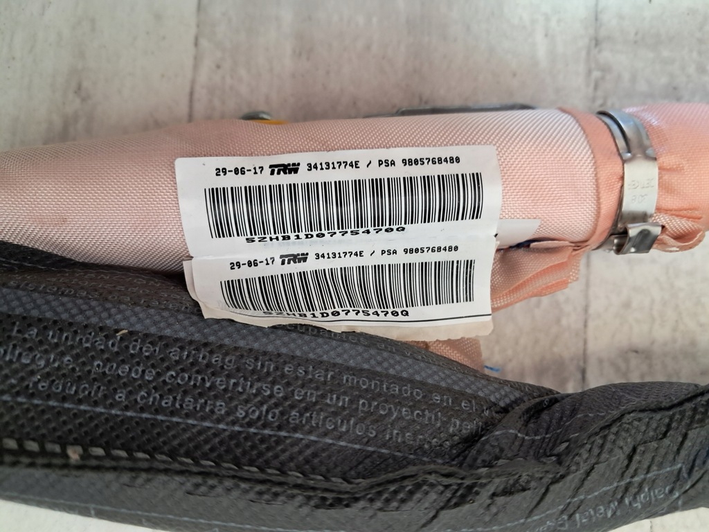 фото №6, Peugeot 308 t9 шторка безопасности воздушная подушка безопасности левая 9805768480 hb