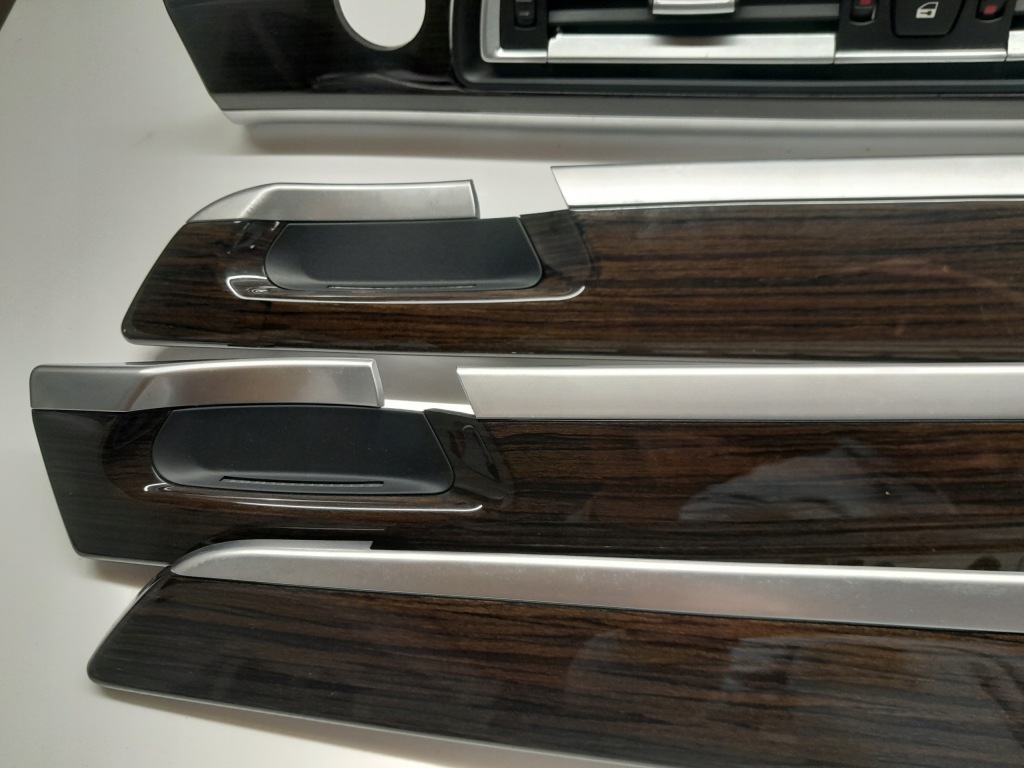 фото №8, Dekor декори накладки декоративні двері led повітропровід бардачок bmw f01 f02 seria 7