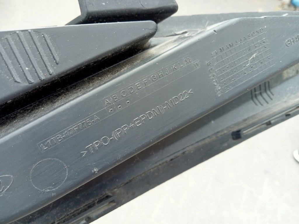 фото №16, Ford puma mk2 19- накладка спойлер бампера перед l1tb-17f775-a