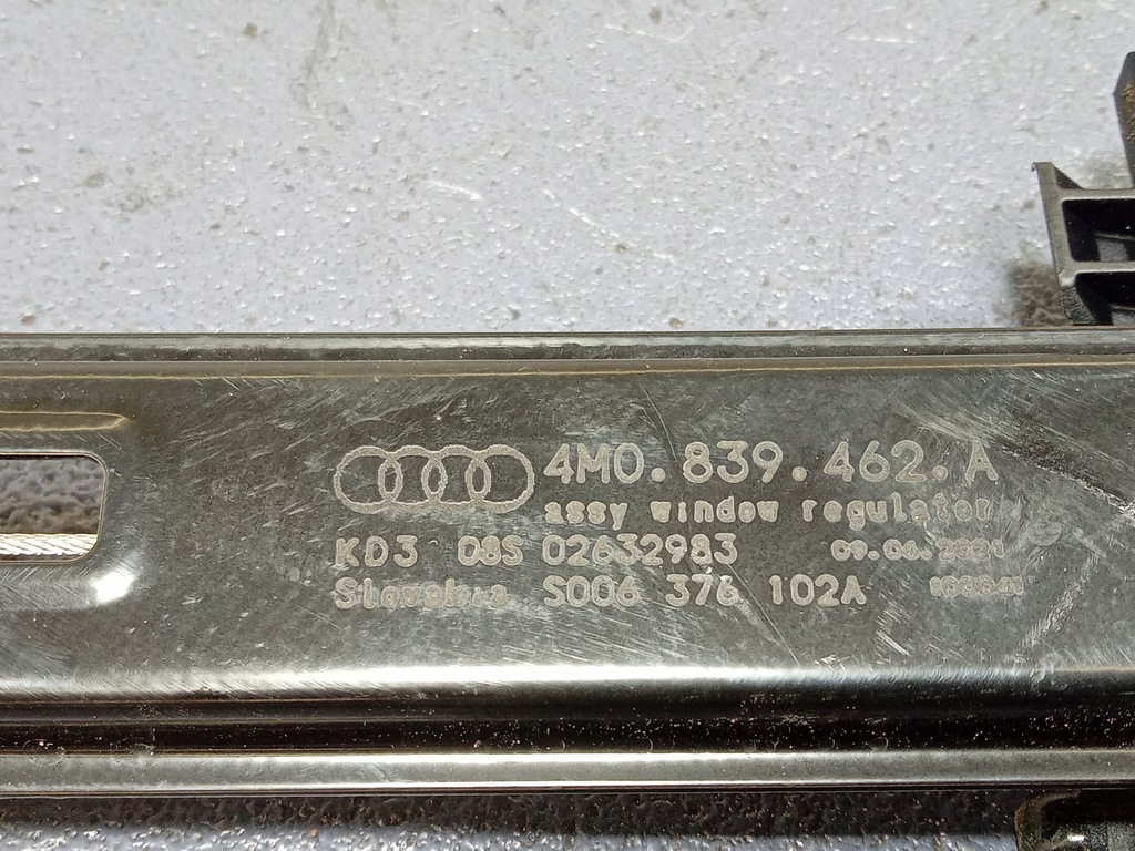 фото №6, Audi q7 ii 4m підйомник скло задня правий 4m0839462a