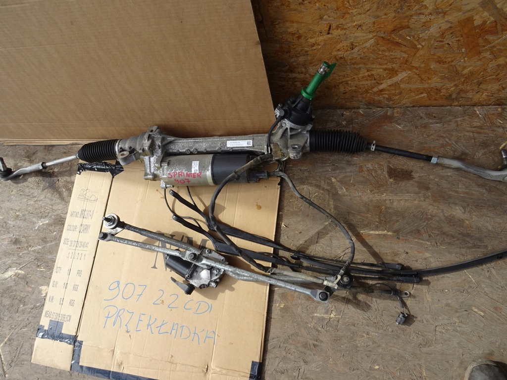 фото №10, Mercedes sprinter 907 910 переходник переделка консоль приборная панель рулевая рейка