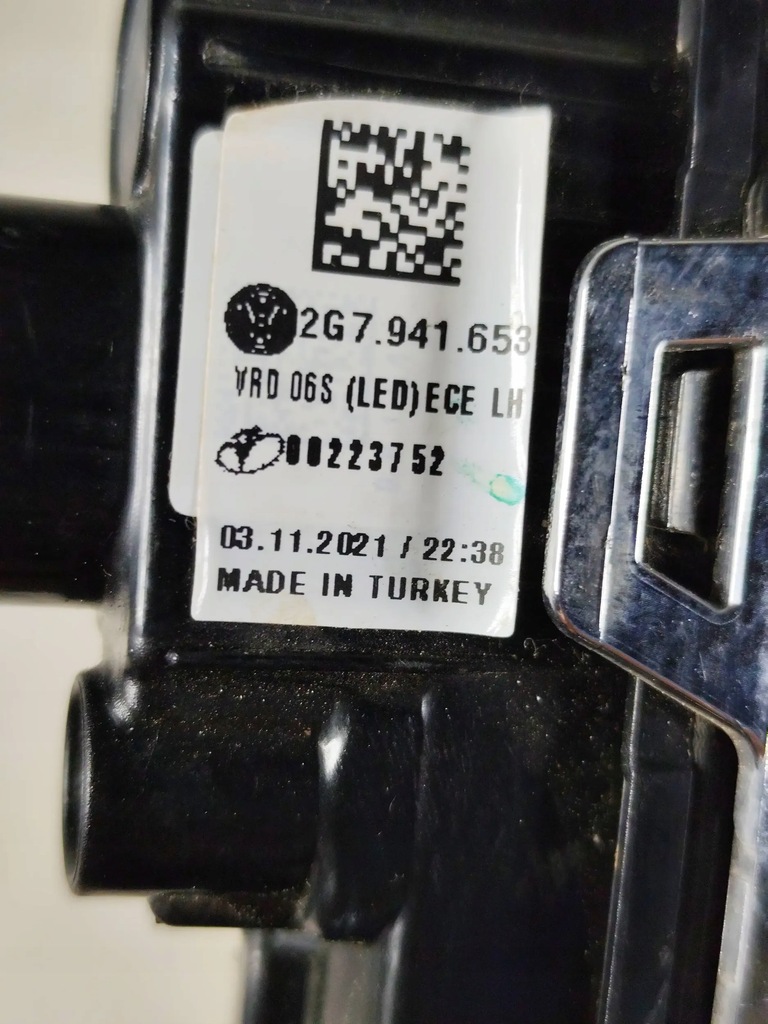 фото №7, Vw taigo 21- левый led решётка бампера перед drl хром оригинал europa