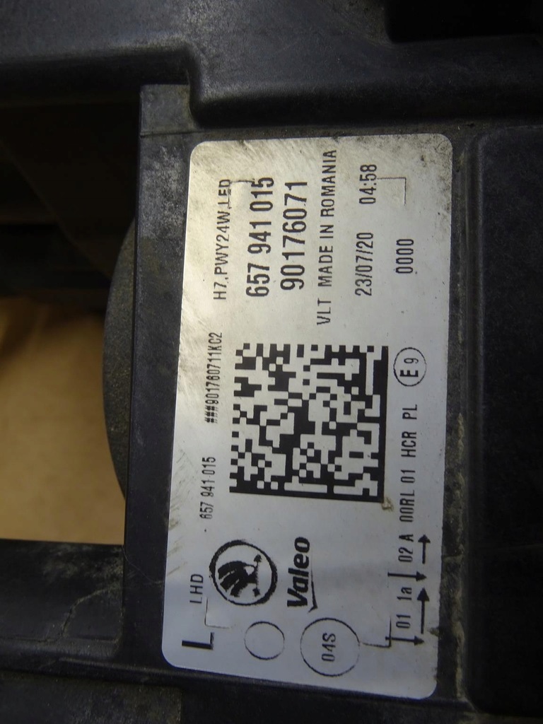 фото №10, Skoda scala лампа левая full led