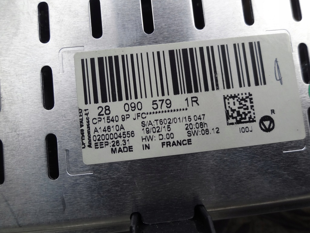 фото №9, Renault espace v 2015 дисплей радіо навігація 280905791r europa