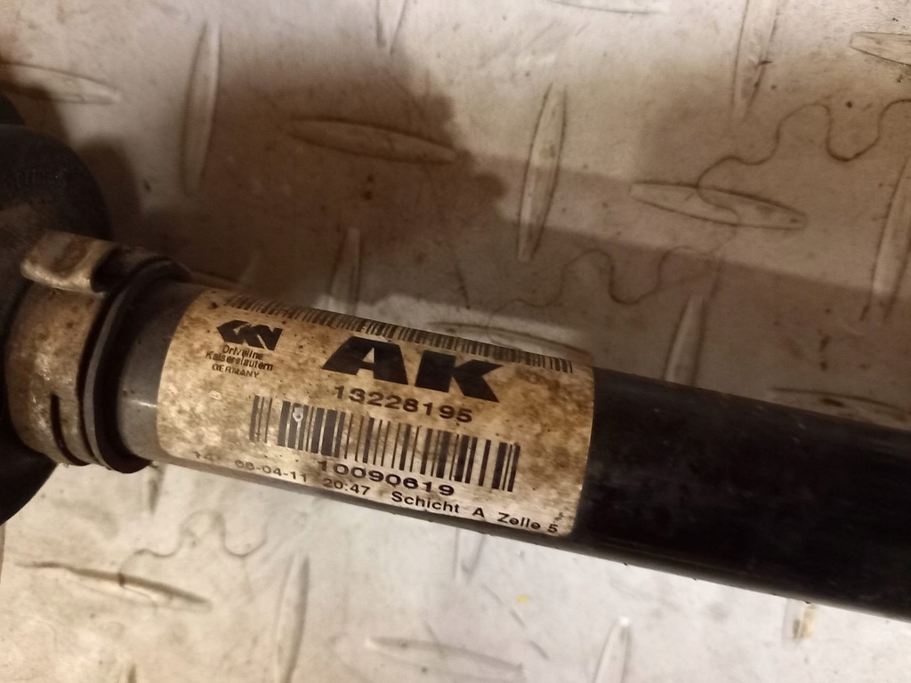 фото №4, Приводной вал левая перед opel insignia 13228195 1.8