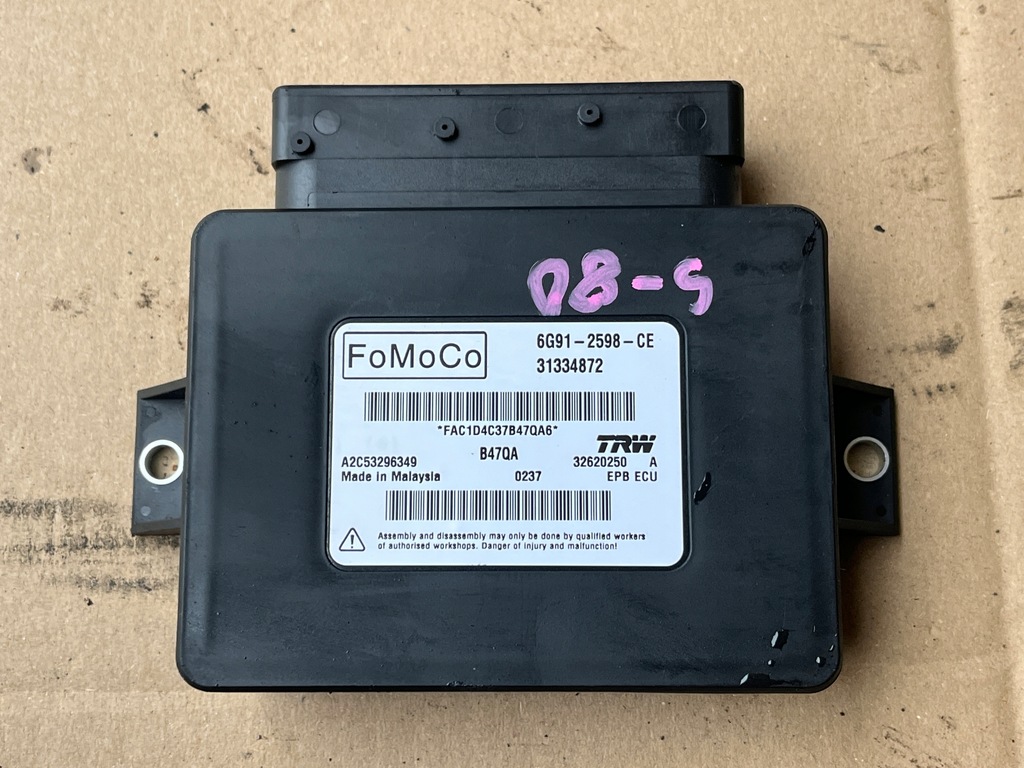 фото №1, Модуль тормоза ручного volvo s80 ii 2007-2011 6g912598ce