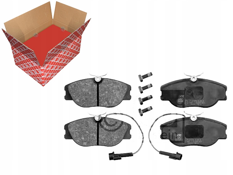 фото №1, Тормозные колодки тормозные fiat croma 85-96 с датчик. febi bil