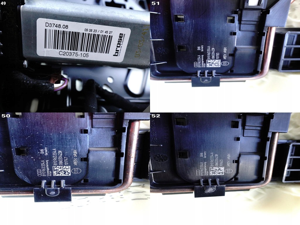 фото №14, Audi s3 a3 s-line sportback 8y0 20- комплект сидений czarna кожа перед задняя