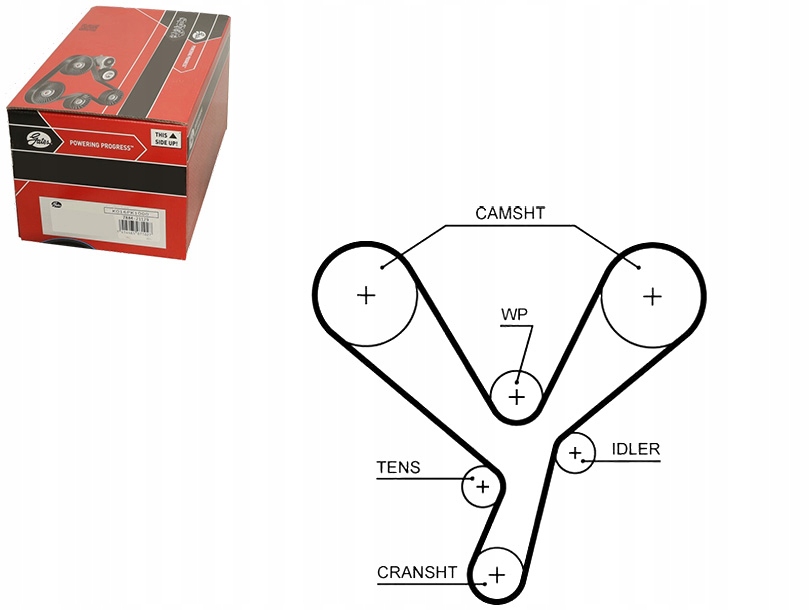 фото №1, Ремень распределительного вала mitsubishi pajero iv pajero sport i