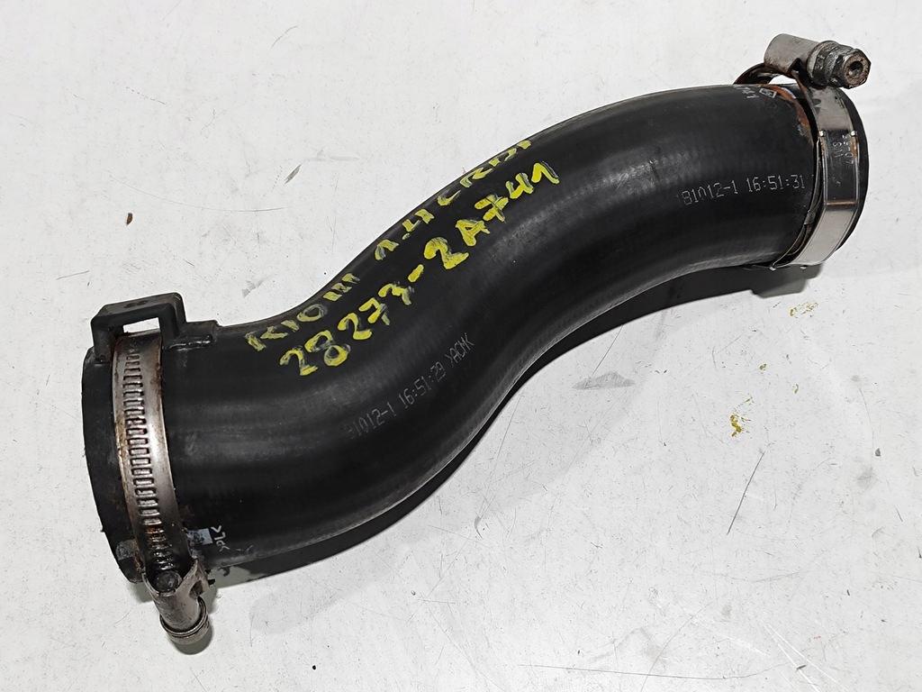 фото №1, Rio iii труба шланг повітрозабірник wąż повітря 1.4 crdi 28273-2a741 оригінал