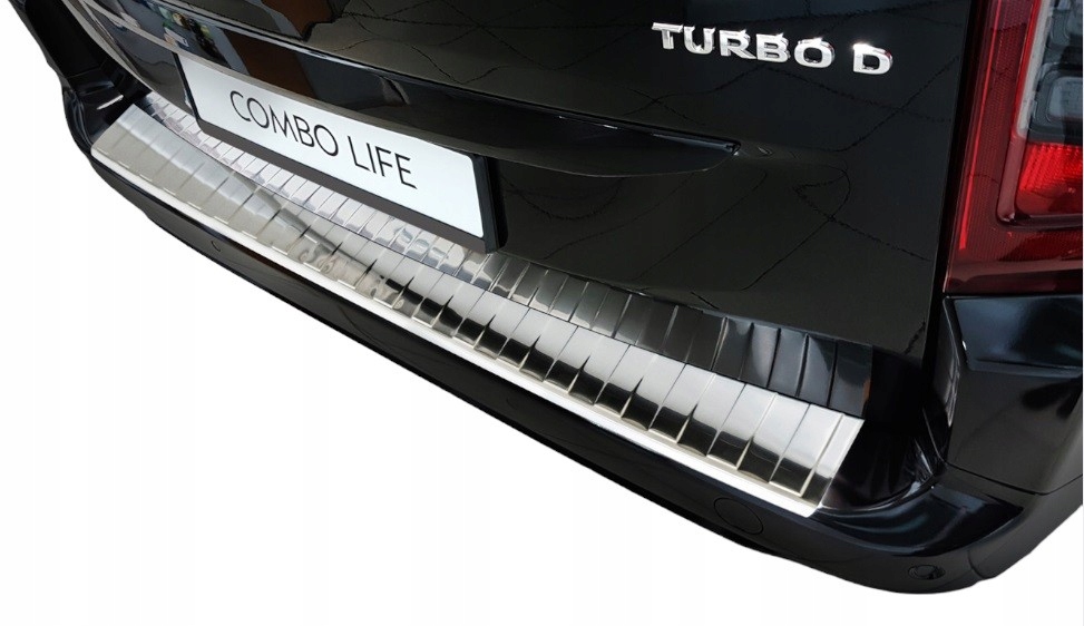 фото №1, Opel combo cargo e life od 2018 r молдинг стальной накладка na бампер задняя