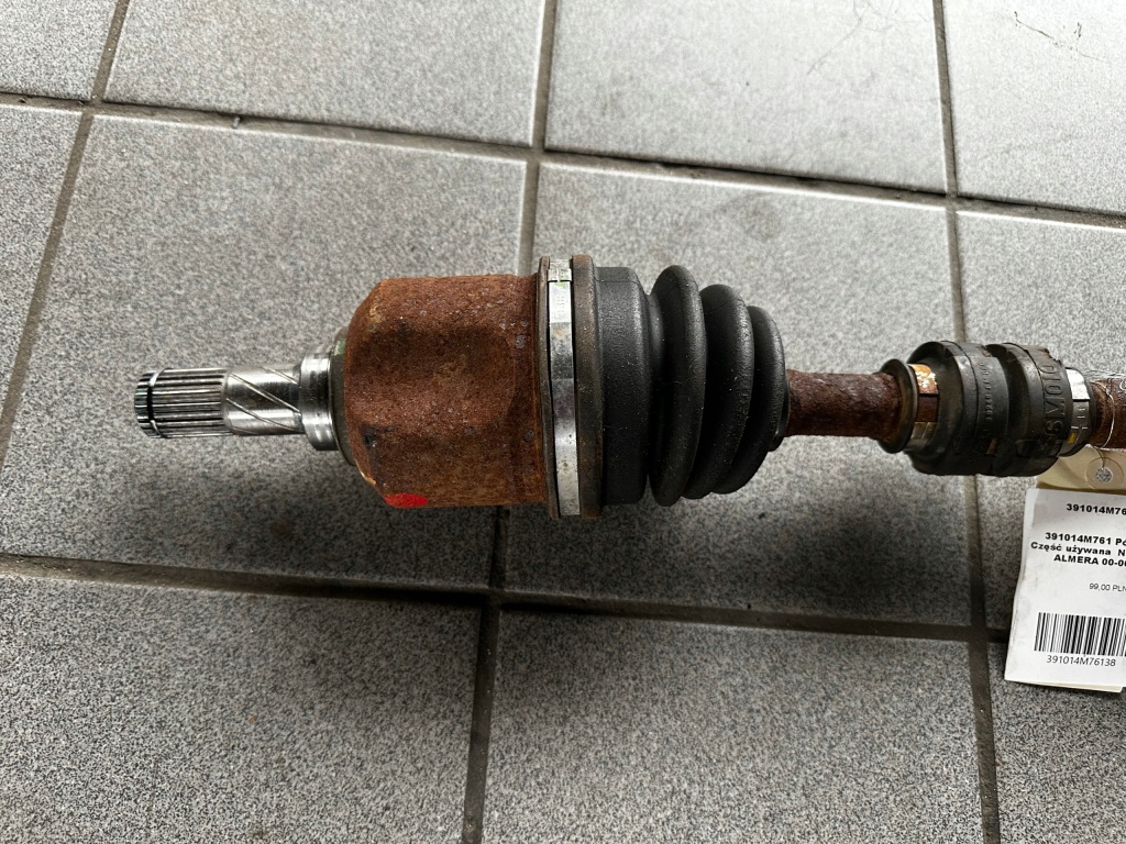 фото №1, Привідний вал права nissan almera 1.8b 00-06 391014m761