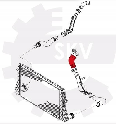 фото №3, Шланг труба интеркулер seat altea 1.8tfsi