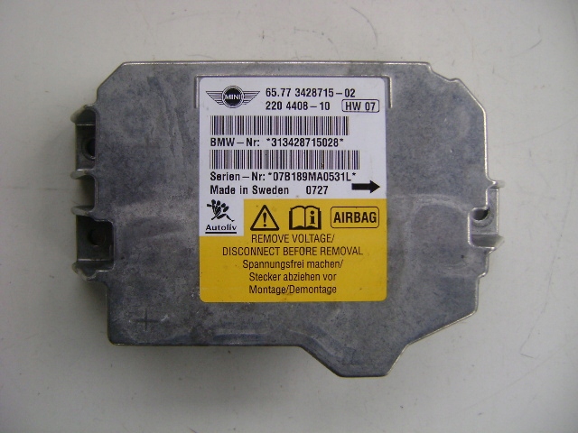 фото №1, Датчик подушка безпеки 2204408 mini cooper r56