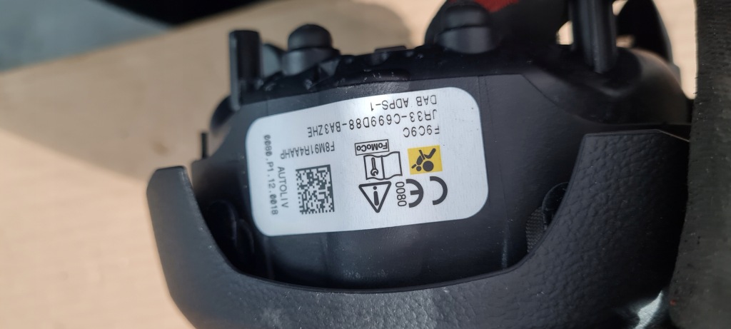 фото №11, Mustang vi lift gt подушка воздушная водителя подушка безопасности jr33-c699d88-ba3zhe