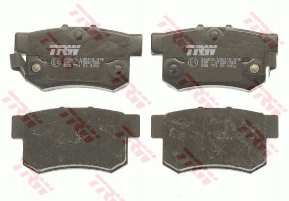 Trw тормозные колодки тормоза honda t. accord/civic/legend/pr Доставка