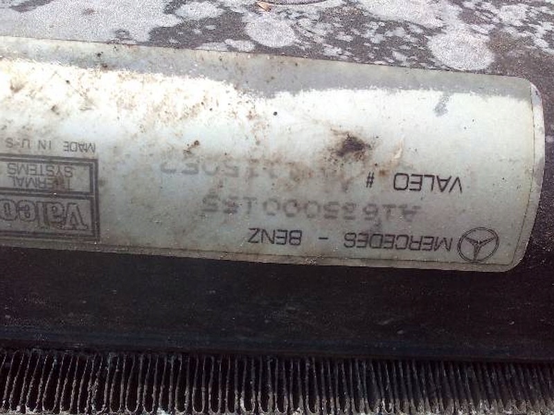 Радиатор вентилятор mercedes w163 с Разборки