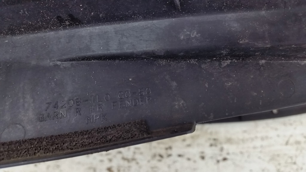 фото №6, Напрямна крила p/l honda accord viii 74206-tl0