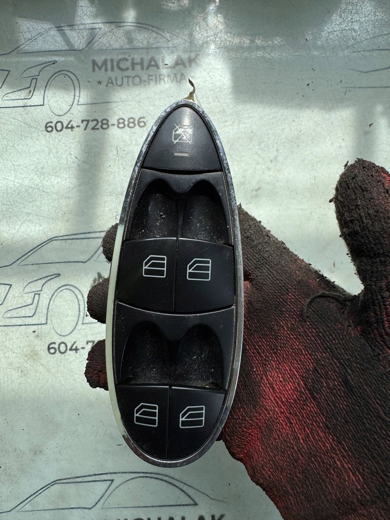 фото №1, Mercedes-benz e w211 панель кнопки окон