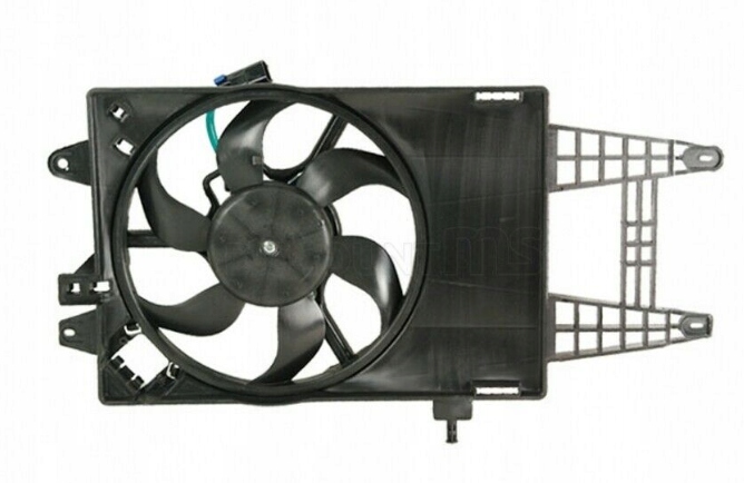 фото №1, Fiat punto 1999-2010 вентилятор радиатора