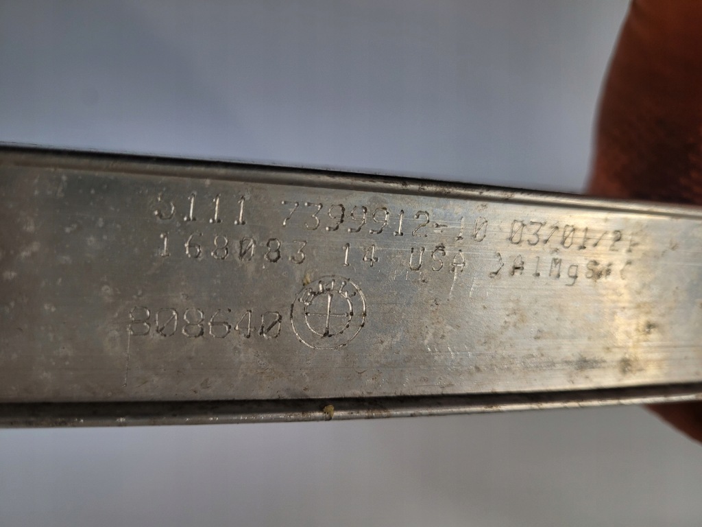 фото №11, Bmw x3 g01 x4 g02 балка бампера перед передня підсилювач нижня 7399911