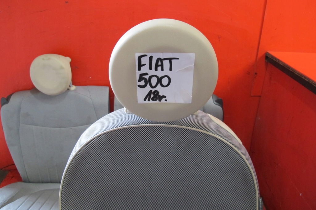 фото №8, Fiat 500 lift 312 15- сидіння лівий водія правий пасажира перед заднє сидіння задня