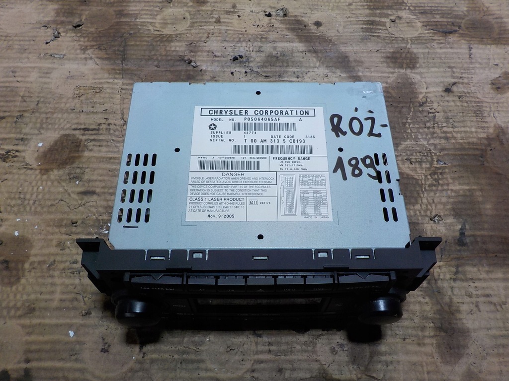 фото №5, Chrysler pt cruiser 2.2crd радіо cd