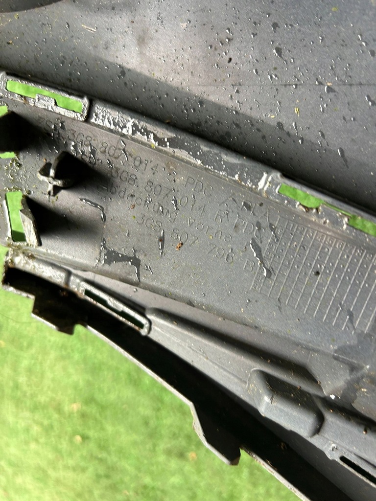 фото №7, Vw 3c8 arteon 18- бампер перед уголок правый передний