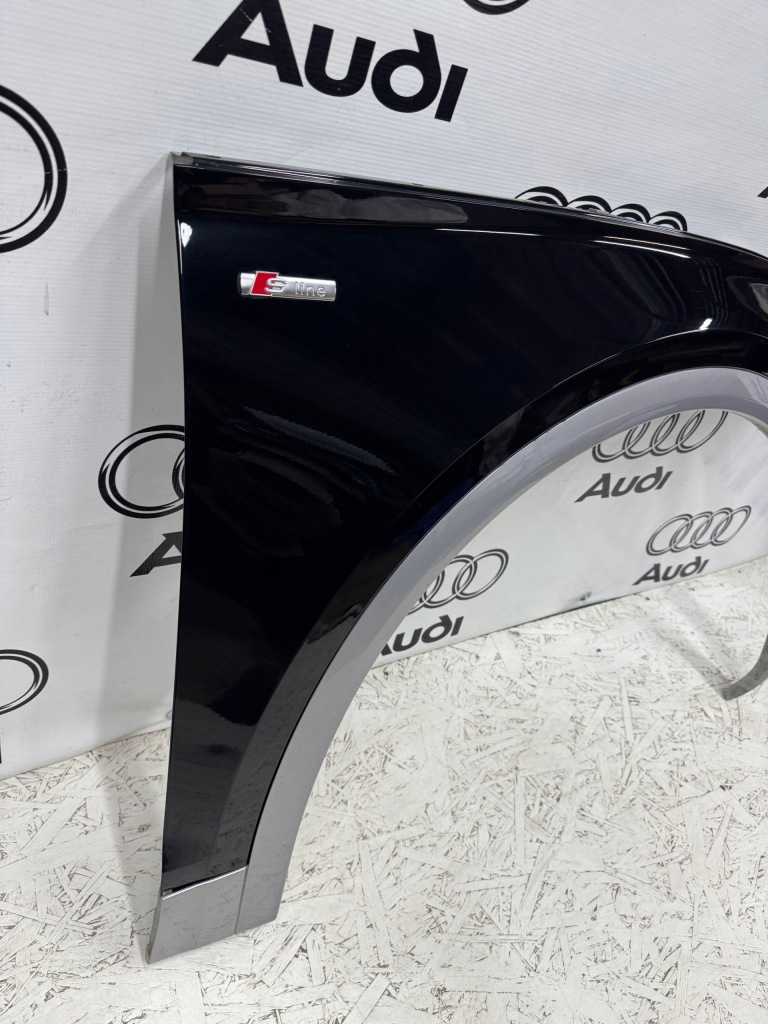 Audi q5 2 80a 2017-2024 крыло  правый  передний + молдинг цвет ly9t оригинал Киев