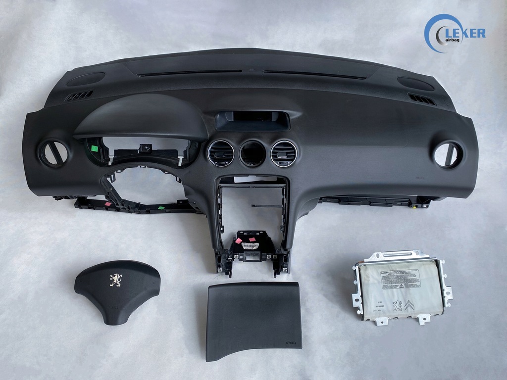 фото №1, Peugeot 308 комплект приборная панель консоль подушка безопасности