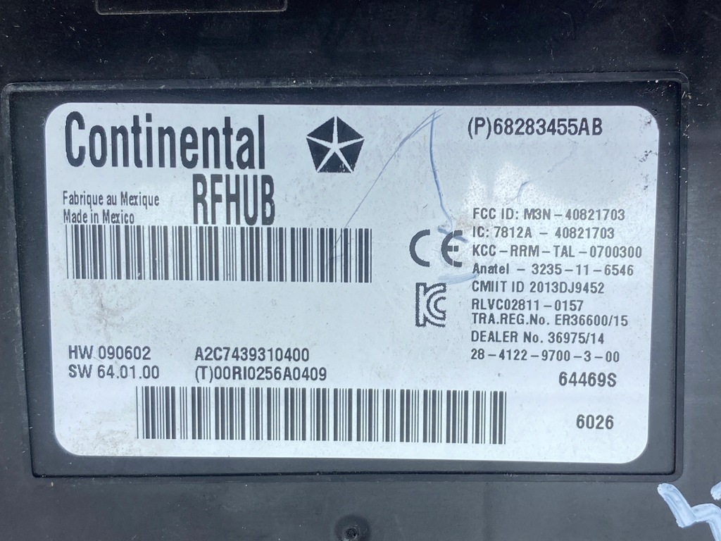 фото №5, Блок управления модуль dodge challenger charger 2015+ usa