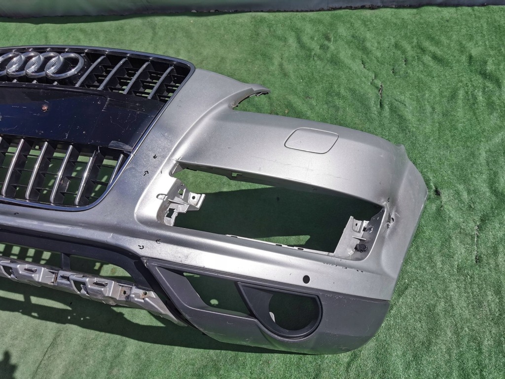 фото №7, Audi q7 4l lift 09- бампер перед передній 4l0807437h 4l0807061d