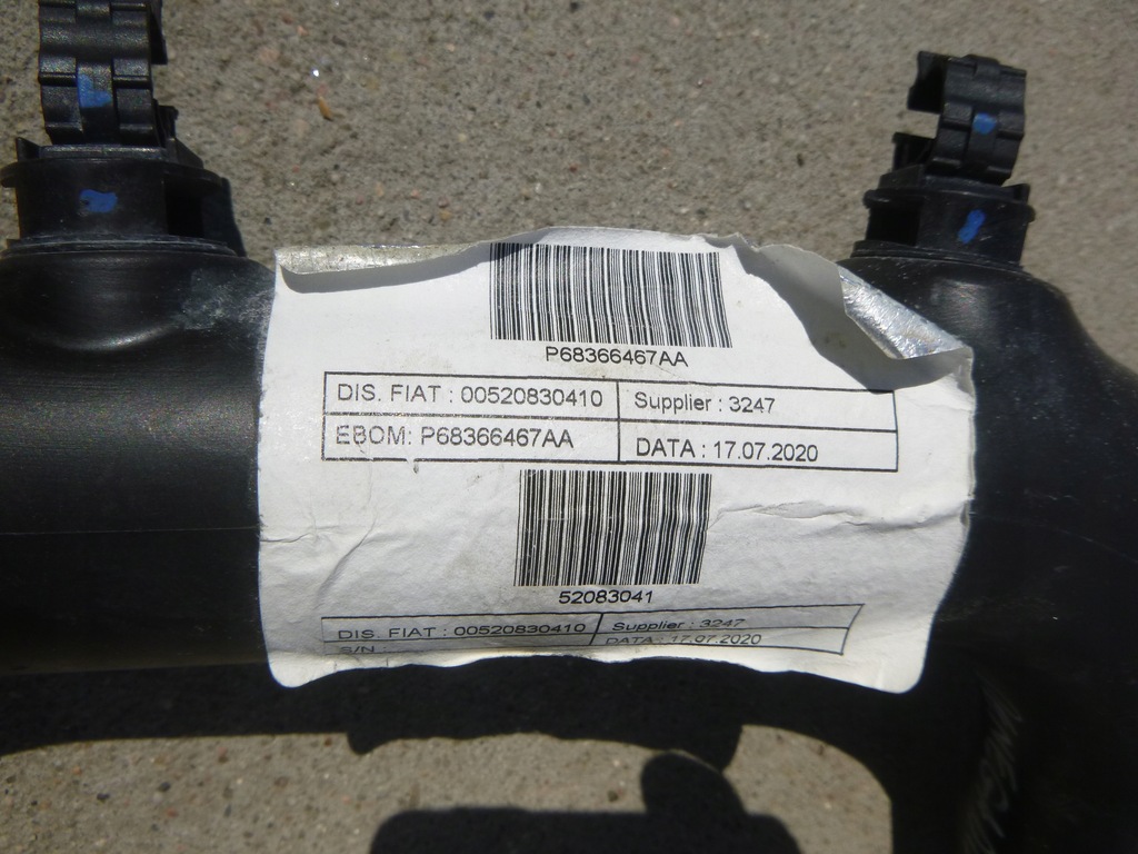 фото №3, Труба интеркулер воздуха jeep renegade 2.0 lift