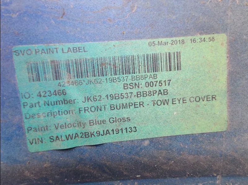 фото №6, Спойлер накладка бампера перед land range rover